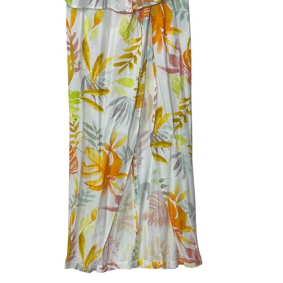 L*Space 2 Piece Pacifica Tunic & Mia Beach Cover-Up Leaf Print Women's Small NWT - Picture 10 of 16
